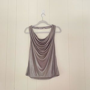 express halter scoop neck top